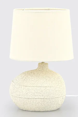 Dernier Modèle Lampe à poser 'Ewen' crème